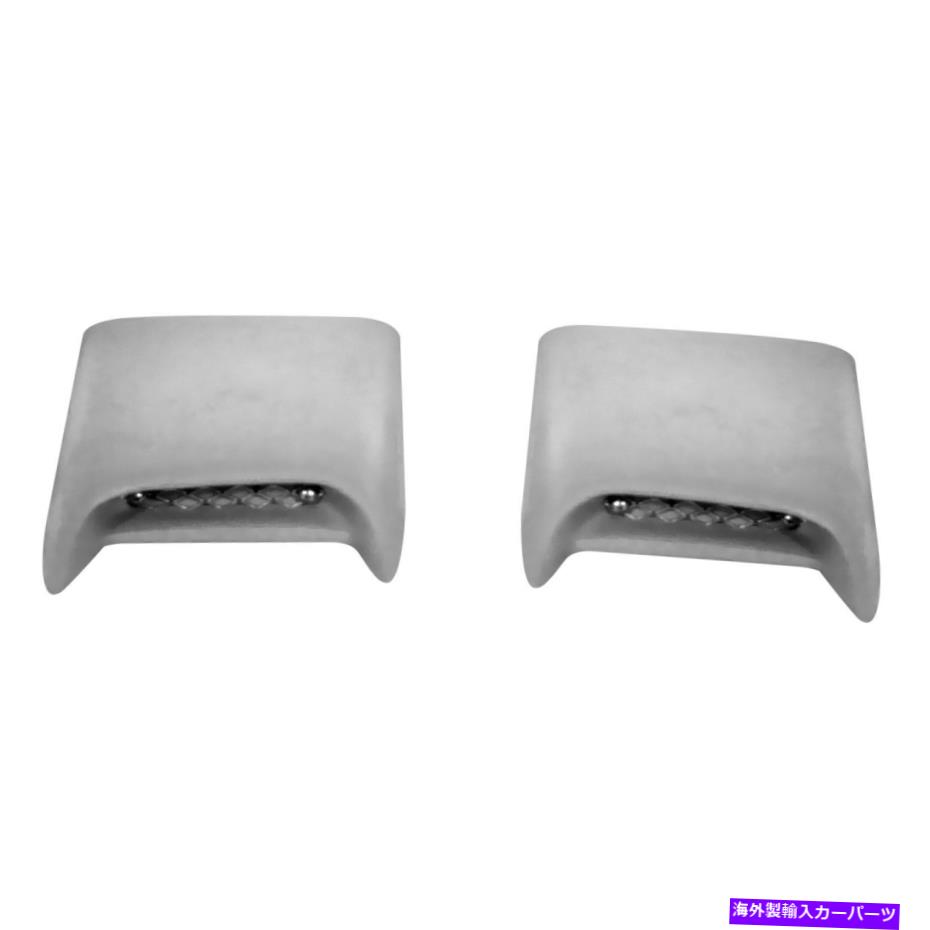 フードベントトリム JKS LONG 16インチのグラスファイバーフードは塗装されていません JKS Long 16" Fiberglass Hood Scoops Unpainted【並行輸入品】|Us Custom Parts Shop USDM