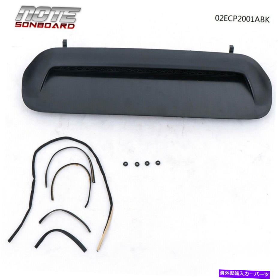 フードベントトリム 10-21トヨタ4runner 2012-2015トヨタタコマフードスクープバルジキットブラック FIT FOR 10-21 TOYOTA 4RUNNER 2012-2015 TOYOTA TACOMA HOOD SCOOP BULGE KIT BLACK【並行輸入品】