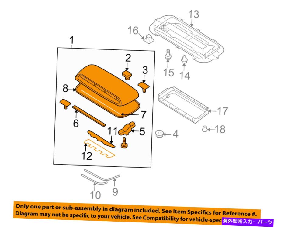フードベントトリム Subaru OEM 06-07 Impreza Hood-Scoop 90821FE120NN SUBARU OEM 06-07 Impreza Hood-Scoop 90821FE120NN【並行輸入品】