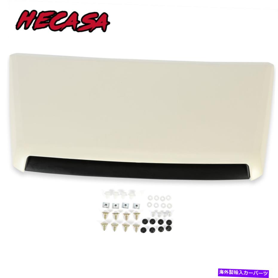 フードベントトリム 2014-2021トヨタツンドラの塗装されていないフードスクープバルジアセンブリスポーツスタイル Unpainted Hood Scoop Bulge Assembly Sport Style For 2014-2021 Toyota Tundra【並行輸入品】