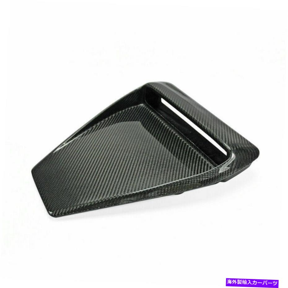 フードベントトリム カーボンファイバーフロントエアインテークボンネットCSスタイルフードスクープフォーエボリューションX EVO 10 Carbon Fiber Front Air Intake Bonnet CS Style Hood Scoop for Evolution X EVO 10【並行輸入品】