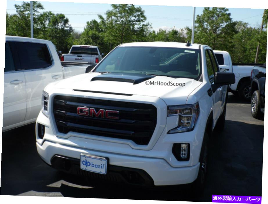 フードベントトリム 2019-2022 GMC Sierra 1500 Mrhoodscoop Painted Matte Black HS009用のフードスクープ 2019-2022 Hood Scoop for GMC Sierra 1500 MrHoodScoop PAINTED MATTE BLACK HS009【並行輸入品】｜Us Custom Parts Shop USDM