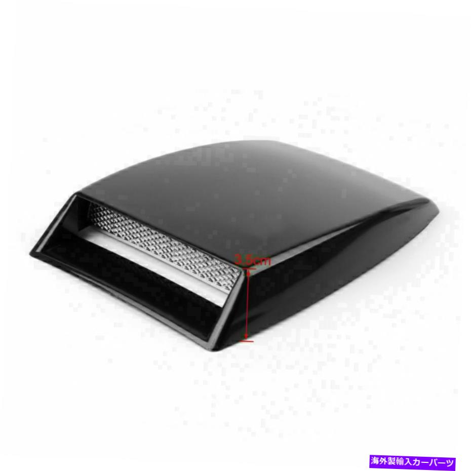 フードベントトリム ユニバーサルカーの装飾的な空気流吸気スクープターボボンネットベントカバーフーF7 Universal Car Decorative Air Flow Intake Scoop Turbo Bonnet Vent Cover Hoo F7【並行輸入品】