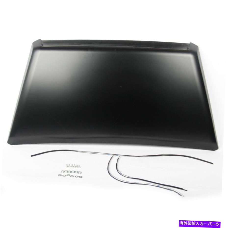フードベントトリム 14-21トヨタツンドラ7618134900のブラックフロントアッパーフードスクープバルジアセンブリ Black Front Upper Hood Scoop Bulge Assembly For 14-21 Toyota Tundra 7618134900【並行輸入品】