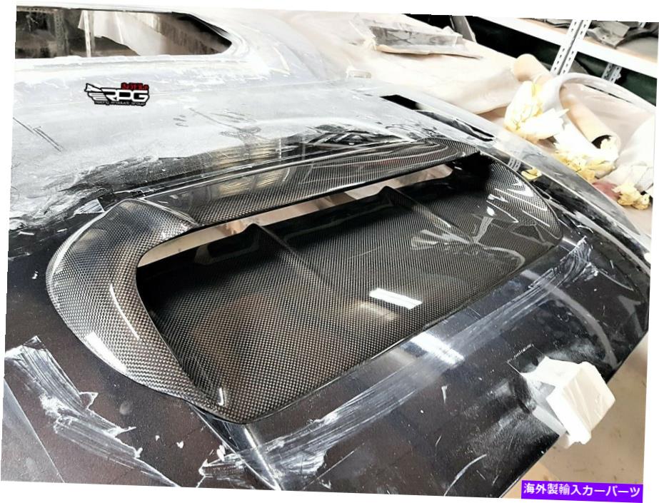 フードベントトリム RPG RSカーボンフードスクープ09 10 11 12 13 14 SUBARU WRX STI GRB GVF WRX STI RPG RS Carbon Hood Scoop for 08 09 10 11 12 13 14 Subaru WRX STi GRB GVF WRX STi【並行輸入品】