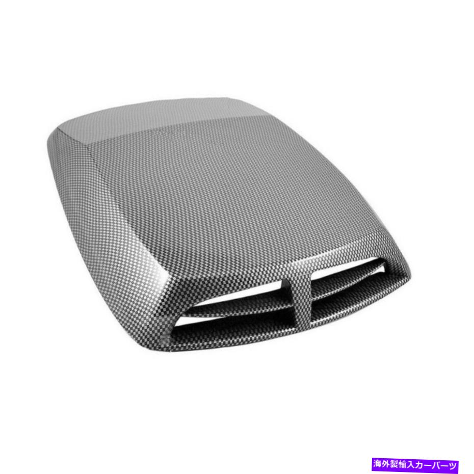 フードベントトリム 車のエアフロー吸気フードスクープデコレーションダミーエア入り口ABSプラスチックカバー Car Airflow Intake Hood Scoop Decoration Dummy Air Entrance ABS Plastic Cover【並行輸入品】