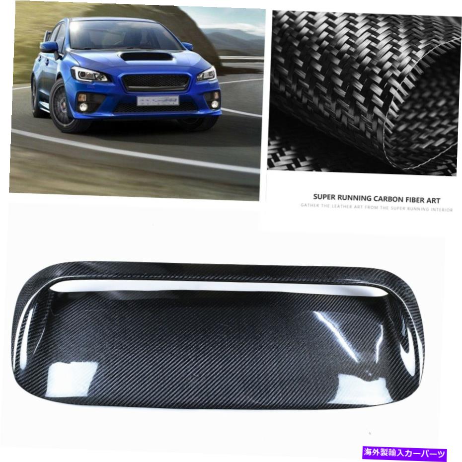 フードベントトリム カーボンファイバーフードスクープボンネットベントスバルインプレッサ11th WRX STI 2015-2020 16 Carbon Fiber Hood Scoop Bonnet Vent For Subaru Impreza 11th WRX STi 2015-2020 16【並行輸入品】