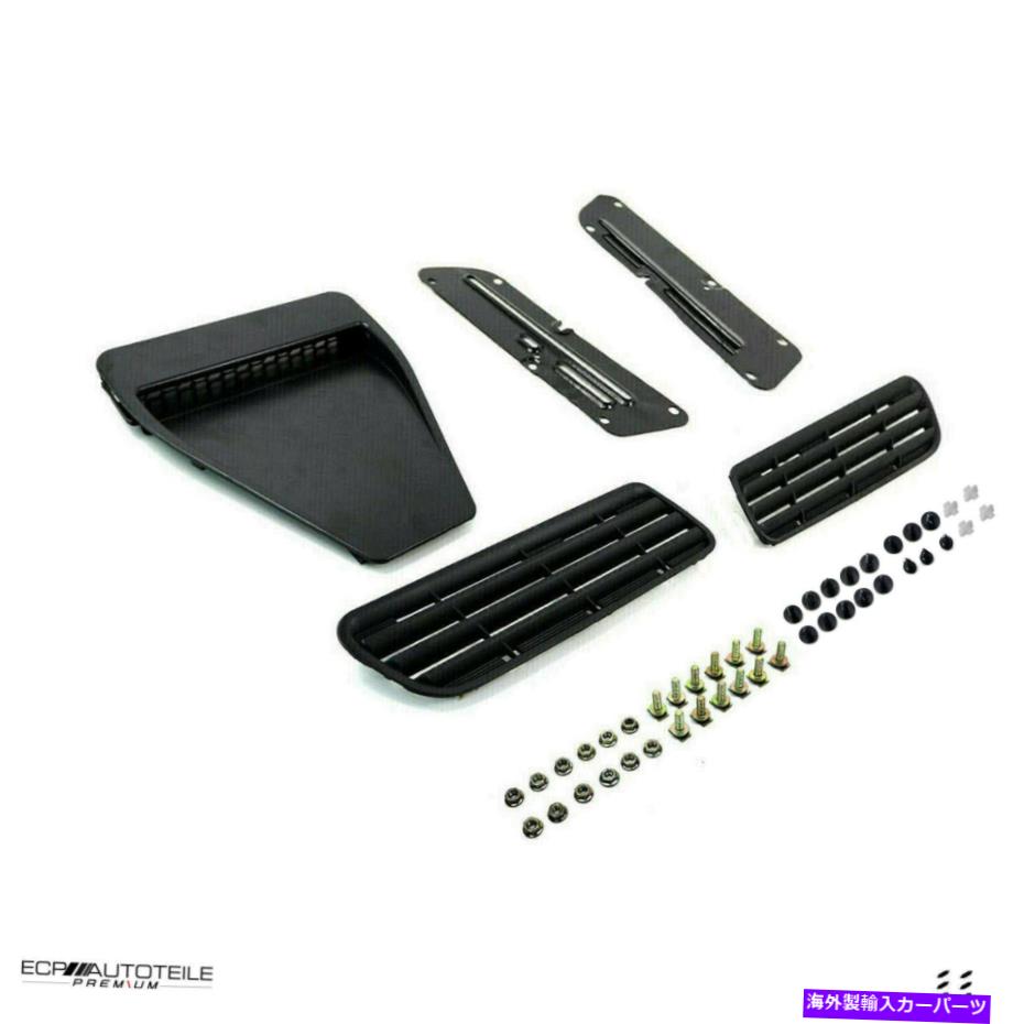 フードベントトリム 08+ Lancer CJ CF Evolution Evo X/GT Hood Bonnet Vents Ducts Matte仕上げに適合する Fit for 08+ Lancer CJ CF Evolution EVO X/GT Hood Bonnet Vents Ducts Matte Finish【並行輸入品】