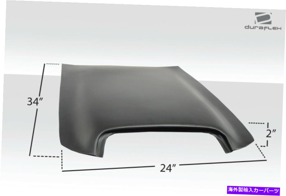 フードベントトリム Duraflex Hood / Roof Scoop Type 1 1ピースUniversal Universal ED_102219 Duraflex Hood / Roof Scoop Type 1 1 Piece for universal universal ed_102219【並行輸入品】