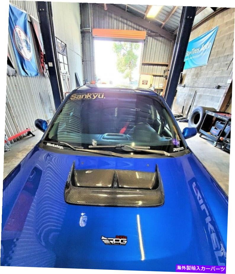 フードベントトリム RPG 06-07のリバースカーボンフードスクープSubaru Impreza WRX STI GDF HAWKEYE RPG Reverse Carbon Hood Scoop for 06-07 Subaru Impreza WRX STi GDF Hawkeye【並行輸入品】｜Us Custom Parts Shop USDM