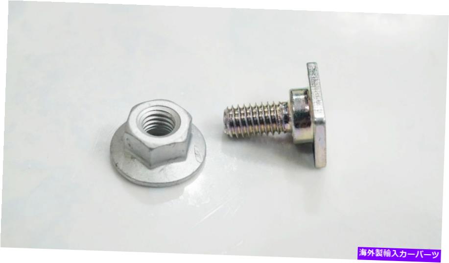 フードベントトリム 10x Toyota Hilux Vigo Fortuner 2009-2014フードスクープ用のボルト付きナットフランジ 10X TOYOTA HILUX VIGO FORTUNER 2009-2014 NUT FLANGE WITH BOLT FOR HOOD SCOOP【並行輸入品】