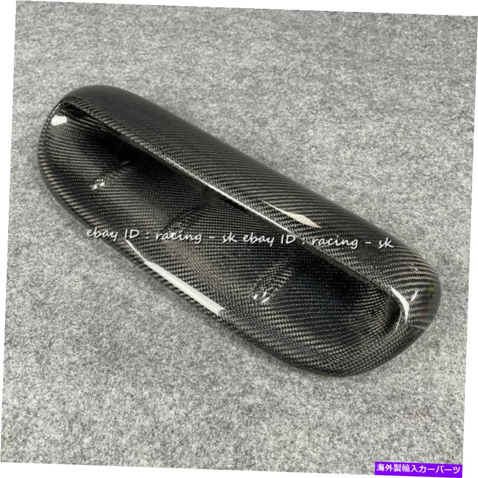 フードベントトリム BMWミニクーパーS R53 2006用のカーボンファイバーフードスクープベントトリム大きなキット Carbon Fiber Hood Scoop Vent Trim Larger Kit For BMW Mini Cooper S R53 2006【並行輸入品】