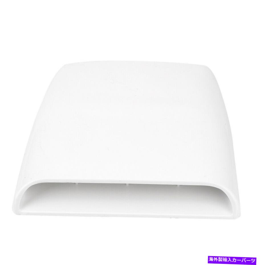 フードベントトリム ユニバーサルカーエアフロー装飾吸気フードスクープターボボンネットベントカバー Universal Car Air Flow Decorative Intake Hood Scoop Turbo Bonnet Vent Cover【並行輸入品】