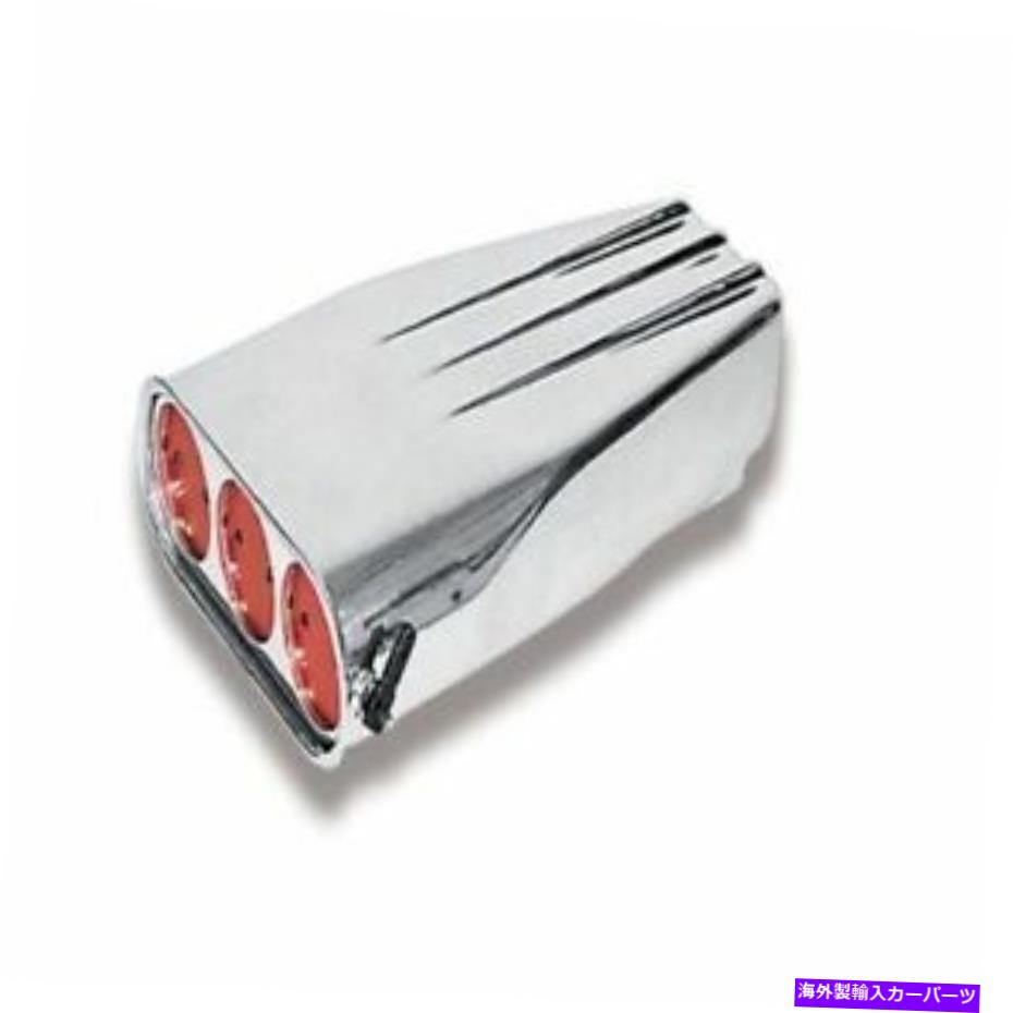 フードベントトリム Weiand 7223 Air Scoop;エンダースタイル; 2x4バレル炭水化物w/5 1/8 \