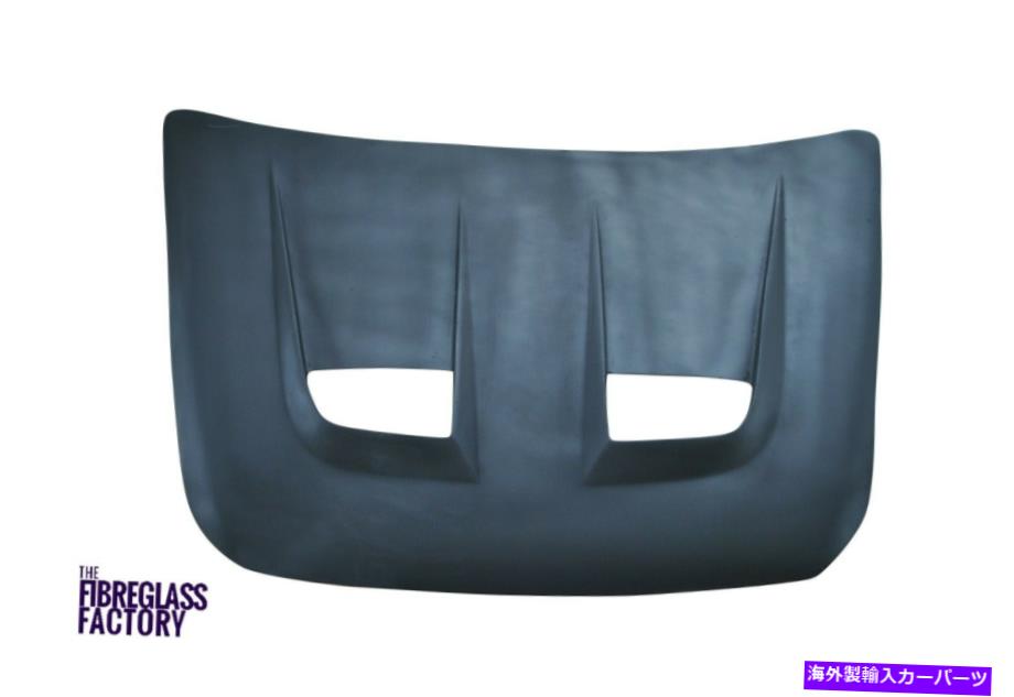 フードベントトリム オールドスクールドリフトボンネットスクープ6ファイバーグラス Old School Drift Bonnet Scoop 6 Fibreglass【並行輸入品】