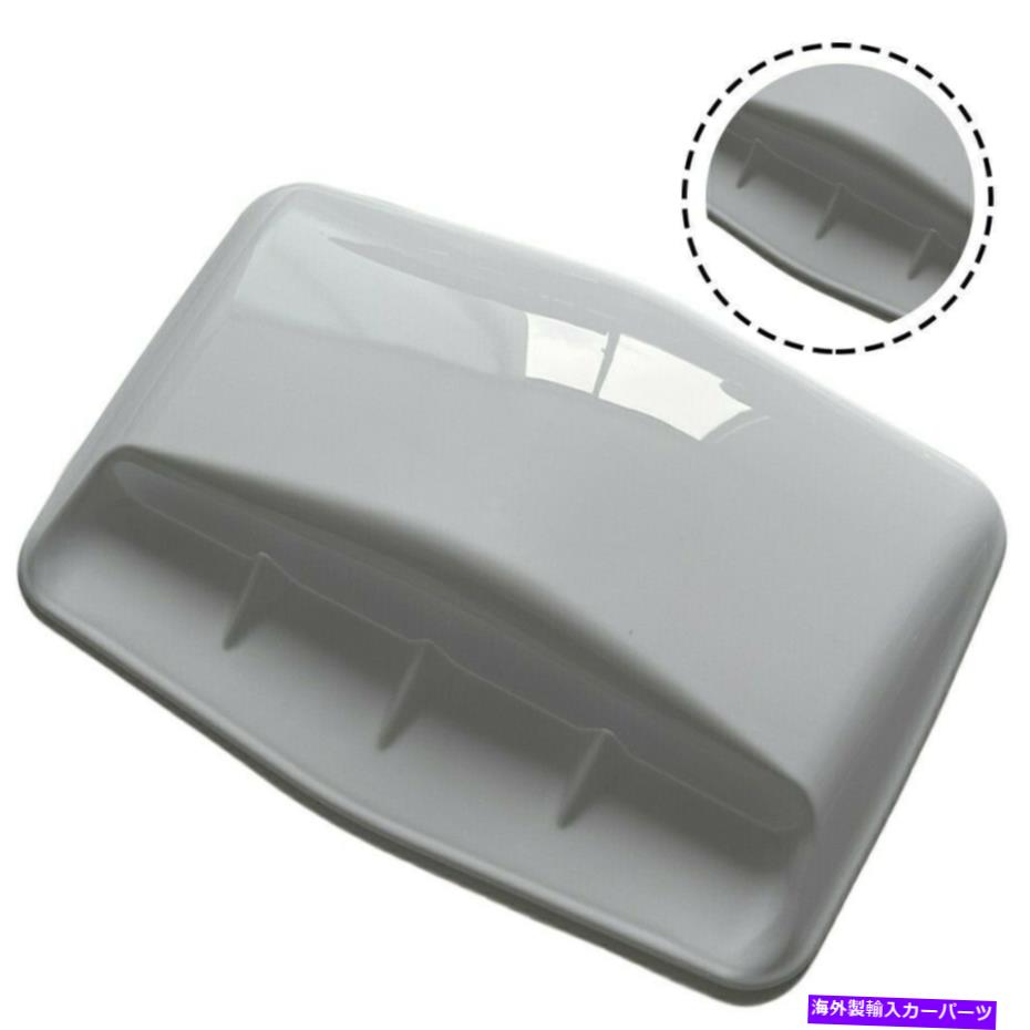フードベントトリム 1PCSホワイトユニバーサルカーベント装飾ボンネットフードカバー装飾43*30*5cm 1Pcs White Universal Car Vent Decorative Bonnet Hood Cover Decorative 43*30*5cm【並行輸入品】