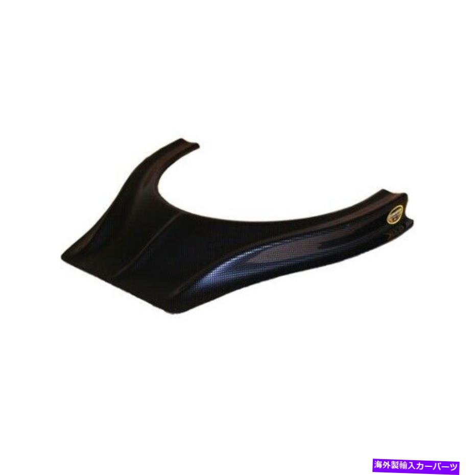 フードベントトリム ドミネーターストーカーエアクリーナーフードスクープ、白いプラスチック、4-1/2インチ Dominator Stalker Air Cleaner Hood Scoop, White Plastic, 4-1/2 Inch【並行輸入品】