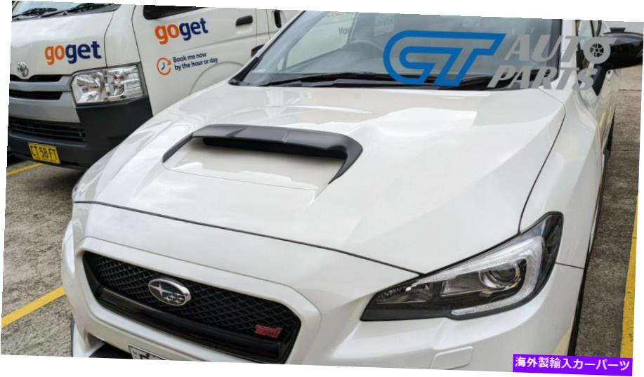 フードベントトリム C.Style V2 Matte Black Front Bonnet Scoop 2015-2021 Subaru WRX Sti Levorg C.Style V2 Matte Black Front Bonnet Scoop For 2015-2021 Subaru WRX STI LEVORG【並行輸入品】
