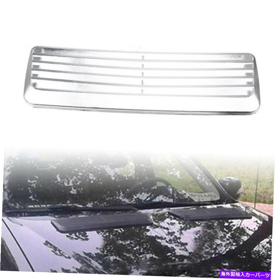 フードベントトリム エアフローインテークスクープターボボンネットベントカバーフードトリム装飾プレート Air Flow Intake Scoop Turbo Bonnet Vent Cover Hood Trim Decorative Plating US【並行輸入品】