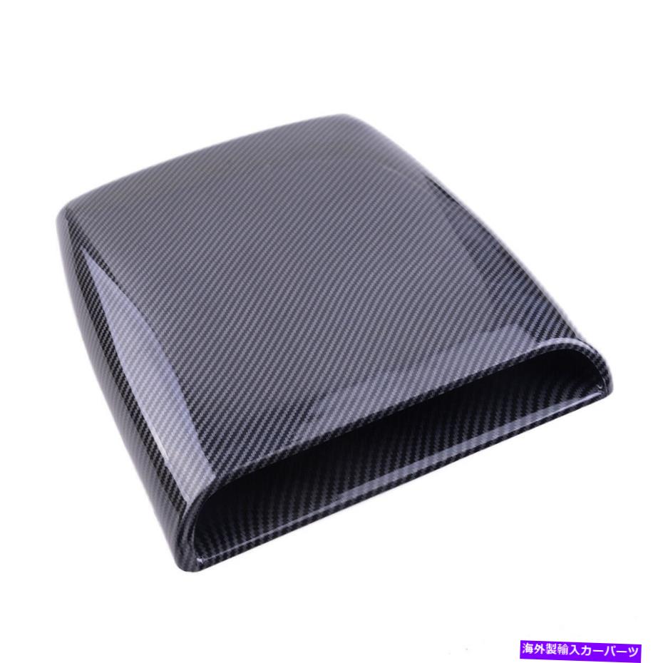 フードベントトリム ユニバーサルカーの装飾的な空気流吸気フードスクープベントボンネットカバー Universal Car Decorative Air Flow Intake Hood Scoop Vent Bonnet Cover【並行輸入品】
