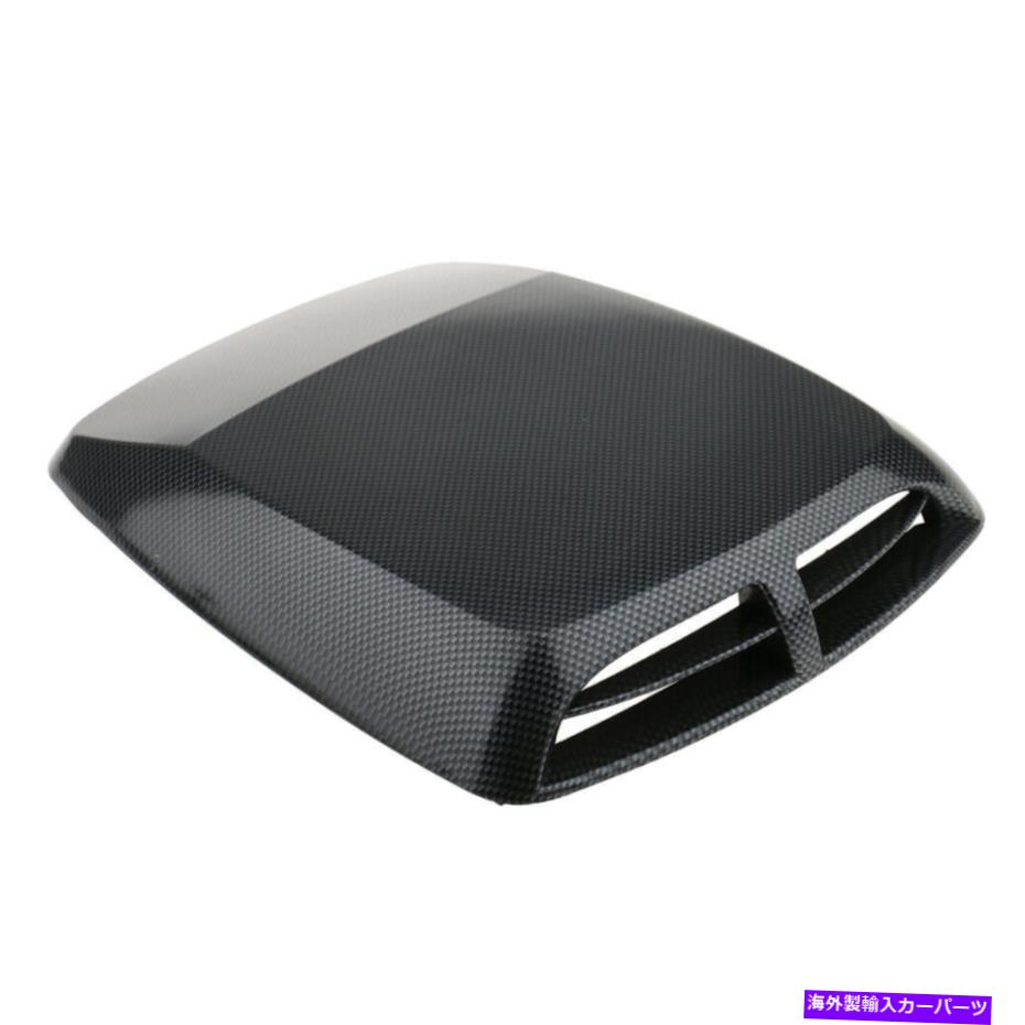 フードベントトリム ユニバーサル装飾フードスクープスモークエアフローインテークベントカバーオートカートラック Universal Decorative Hood Scoop Smoke Air Flow Intake Vent Cover Auto Car Truck【並行輸入品】