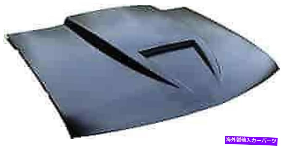 フードベントトリム キーパーツ0872-038スチールカウル誘導フード1994-2003 S10 2ラムエアスタイルスクープ Key Parts 0872-038 Steel Cowl Induction Hood 1994-2003 S10 2 Ram Air Style Scoop【並行輸入品】