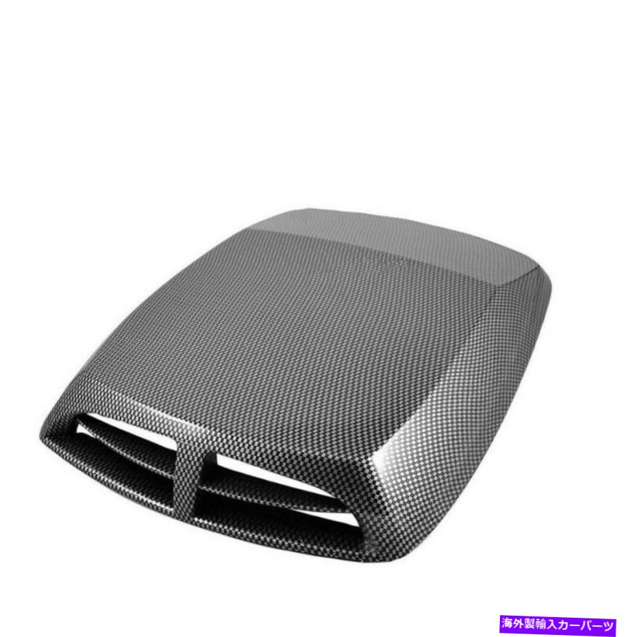 フードベントトリム ABSユニバーサルカーエアフロー吸気スクープターボボンネットベントカバーフード装飾 ABS Universal Car Air Flow Intake Scoop Turbo Bonnet Vent Cover Hood Decorative【並行輸入品】