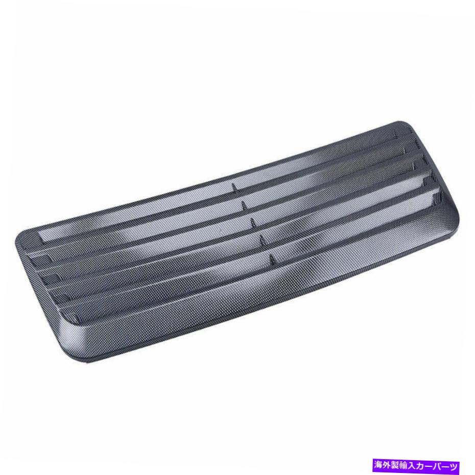 フードベントトリム カーフェイクカーボンファイバースタイル装飾エアベントフードスクープボンネットカバーステッカー Car Fake Carbon Fiber Style Decorative Air Vent Hood Scoop Bonnet Cover Sticker【並行輸入品】
