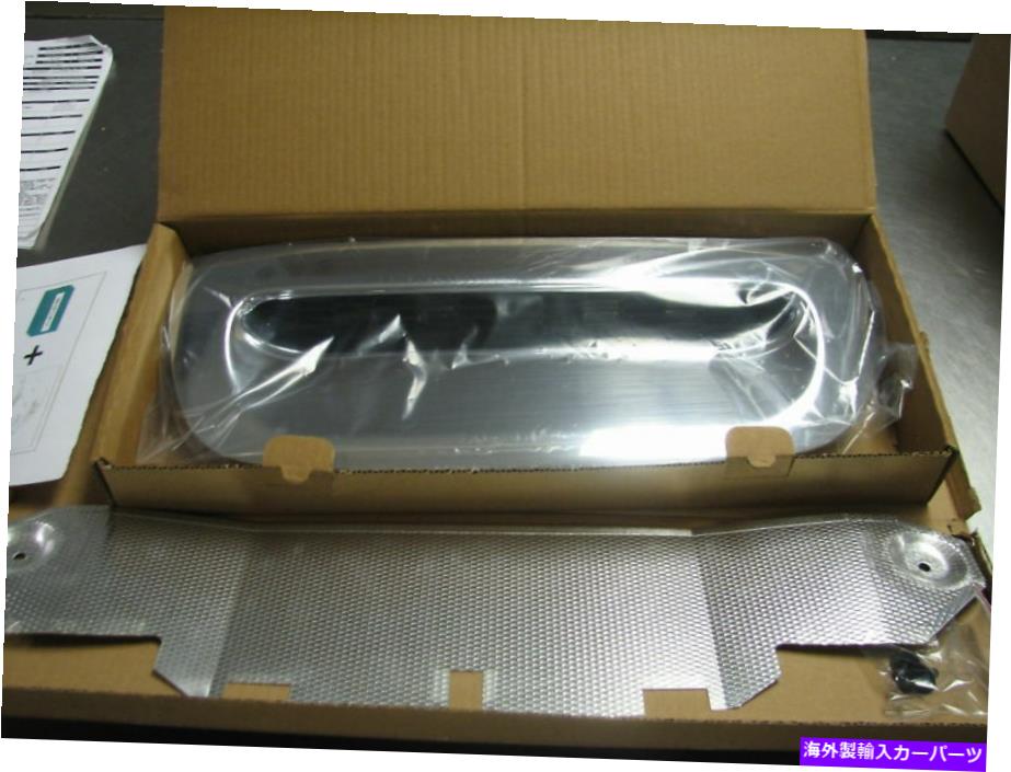 フードベントトリム ミニクーパーS R55/R56/R57ヒートシールドネジ付きクロムフードスクープ Mini Cooper S R55/R56/R57 Chrome Hood Scoop With Heat Shield Screws【並行輸入品】