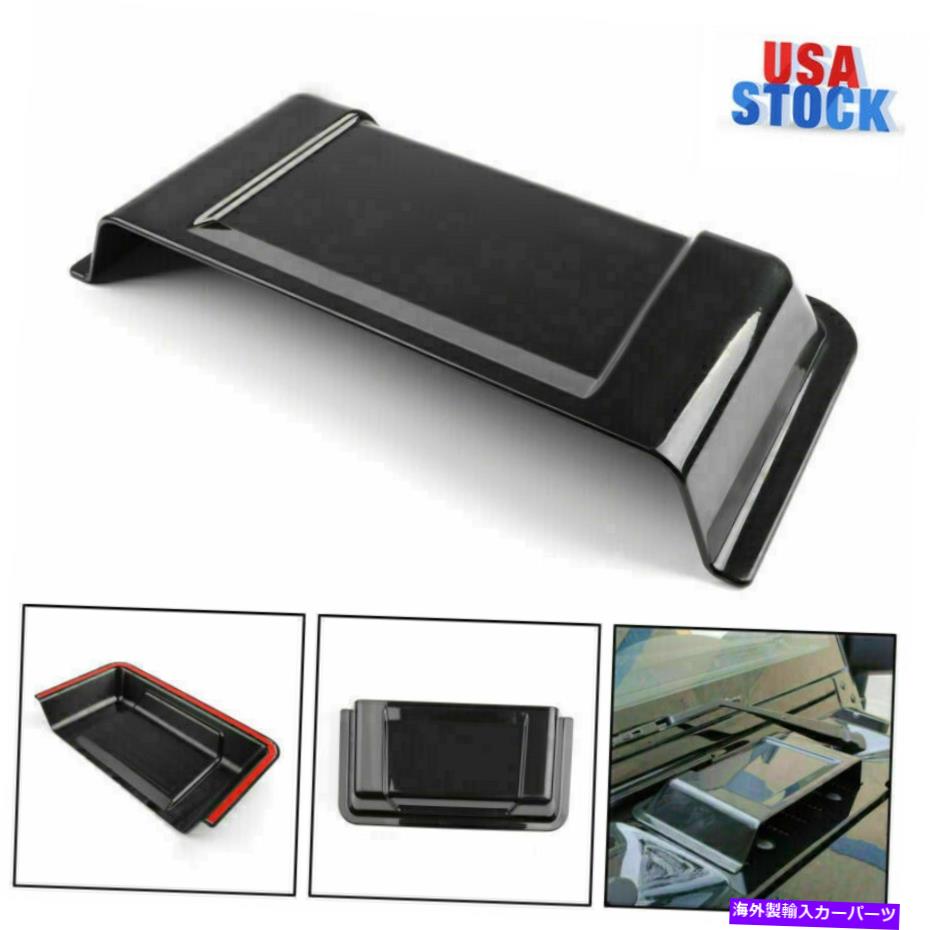 フードベントトリム 1997-17のフードベントフードスクープベントカバー Hood Vent Hood Scoop Vent Cover for 1997-17 Jeep Wrangler TJ JK Unlimited Black【並行輸入品】 47,586円