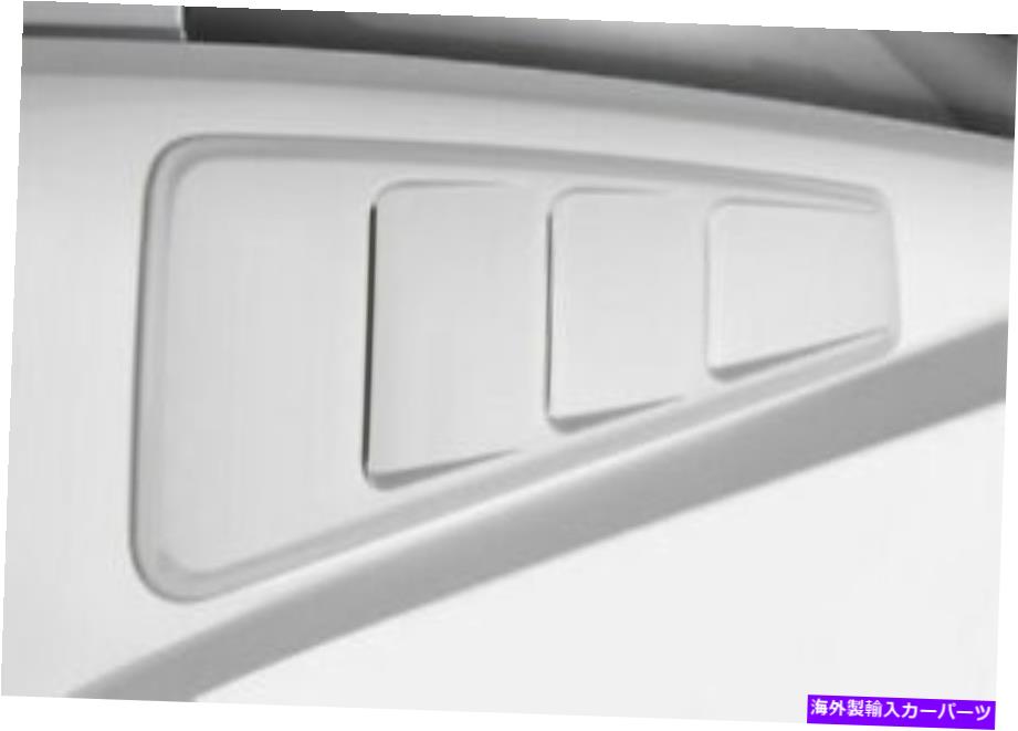 ウィンドウルーバー ROUSHパフォーマンスパーツクォーターウィンドウルーバーキット05-14マスタングP/N -420093 ROUSH PERFORMANCE PARTS Quarter Window Louver Kit 05-14 Mustang P/N - 420093【並行輸入品】
