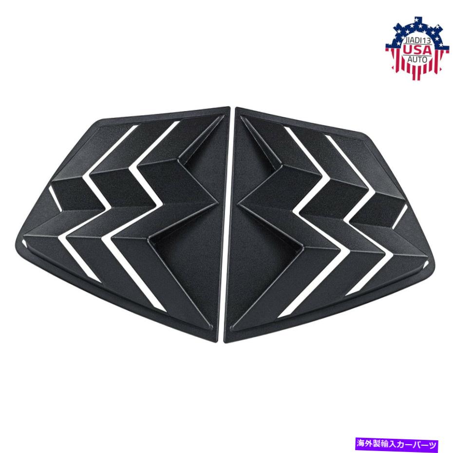 ウィンドウルーバー ABSリアサイドウィンドウルーバーエアベントスクープシェード4ドアホンダアコードのカバー ABS Rear Side Window Louvers Air Vent Scoop Shades Cover for 4-Door Honda Accord【並行輸入品】