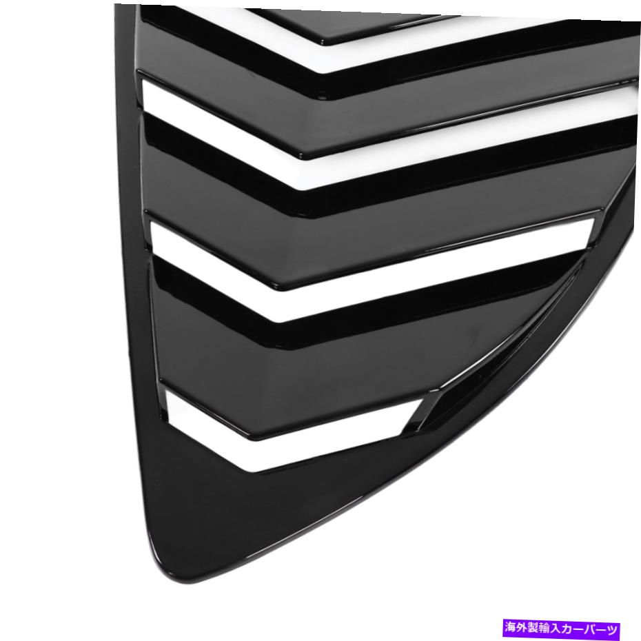 ウィンドウルーバー 2PCSリアサイドウィンドウルーバーABSベントスクープシェードCRVのカバー交換 2pcs Rear Side Window Louver ABS Vent Scoop Shades Cover Replacement For CRV【並行輸入品】