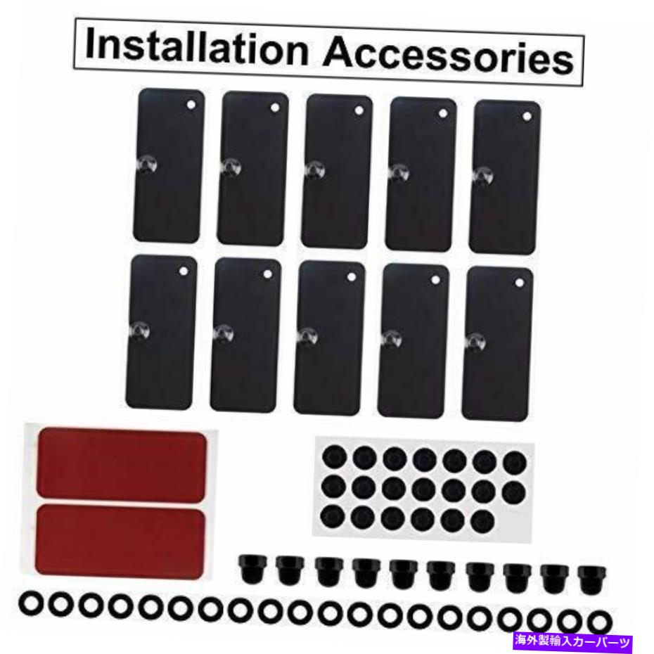 ウィンドウルーバー あなたのリアウィンドウルーバー置換ハードウェアキットインストールアクセサリーd Yoursme Rear Window Louvers Replacement Hardware Kits Installation Accessories D【並行輸入品】