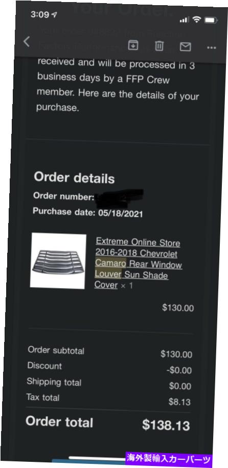 ウィンドウルーバー 2016-2018シボレーカマロリアウィンドウルーバー 2016-2018 Chevrolet Camaro Rear Window Louvers【並行輸入品】｜Us Custom Parts Shop USDM