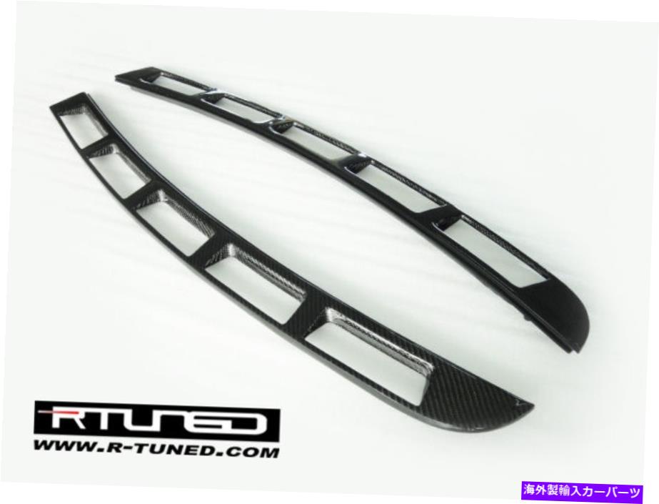 ウィンドウルーバー 新しいフェラーリF430カーボンファイバーチャレンジリアウィンドウエンジンルーバー NEW Ferrari F430 Carbon Fiber Challenge Rear Window Engine Louvers【並行輸入品】