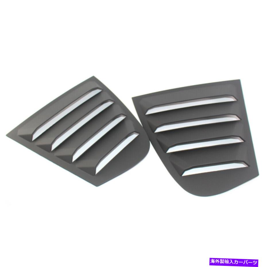 ウィンドウルーバー ペアマットブラックサイドウィンドウスクープルーバーカバーBMW F30 2012-2016 Newに適しています Pair Matte Black Side Window Scoop Louver Cover Fit for BMW F30 2012-2016 New【並行輸入品】