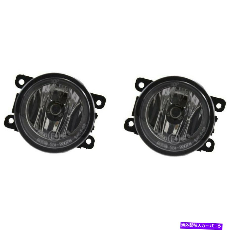 フォグライト 2008-2014のフォグライトフォードフォーカスセット2フロントドライバーと助手席側のCAPA Fog Light For 2008-2014 Ford Focus Set of 2 Front Driver and Passenger Side CAPA【並行輸入品】