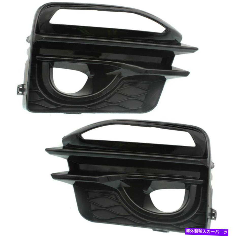 フォグライト 2014-2017のフォグライトトリムInfiniti Q50ドライバーと助手席側 Fog Light Trim For 2014-2017 Infiniti Q50 Driver and Passenger Side【並行輸入品】