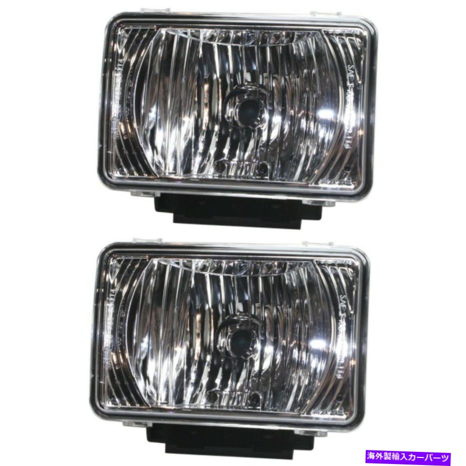 フォグライト シボレーの2つの前面左と右のフォグライトランプ22863814-PFMGMCペア Fog Lights Lamps Set of 2 Front Left-and-Right for Chevy 22863814-PFM GMC Pair【並行輸入品】