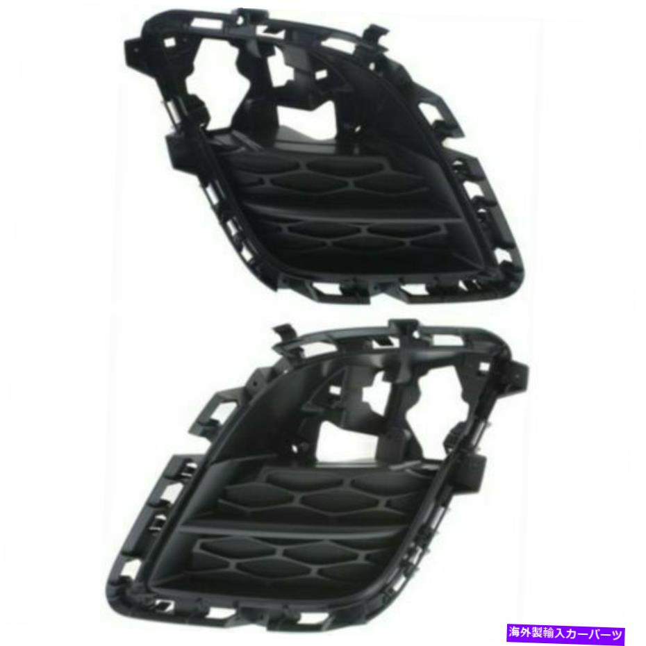 フォグライト 2つの新しいセットマツダCX-7 2010-2012右側と左側のフォグライトモールディング New Set Of 2 Fits MAZDA CX-7 2010-2012 Right Side & Left Side Fog Light Molding【並行輸入品】