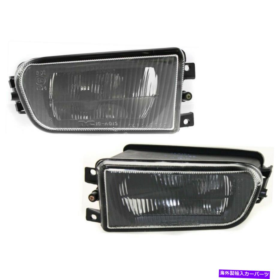 フォグライト 98-00 BMW 528i LH＆RH CAPA W/電球の2つのクリアレンズフォグライトのセット Set of 2 Clear Lens Fog Light For 98-00 BMW 528i LH & RH CAPA w/ Bulbs【並行輸入品】