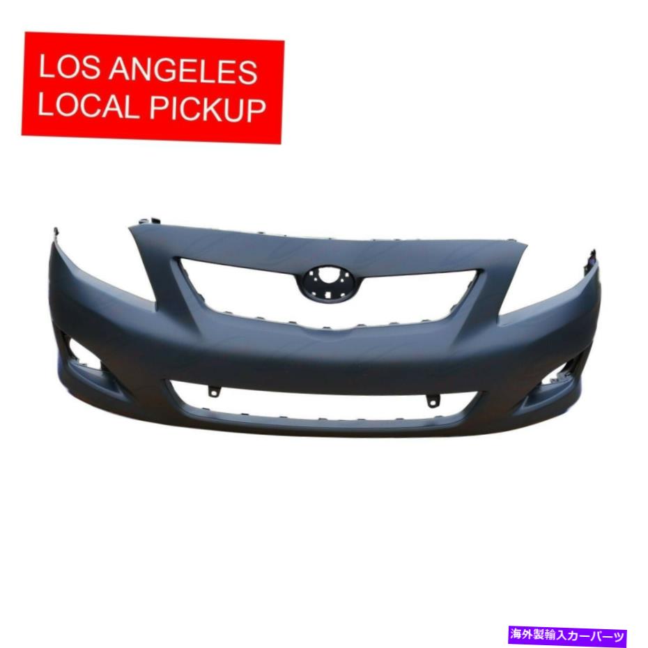 フォグライト 2009年から2010年のプライミングフロントバンパートヨタカローラベースCe le xle to1000343 la Primed Front Bumper for 2009-2010 Toyota Corolla Base CE LE XLE TO1000343 LA【並行輸入品】