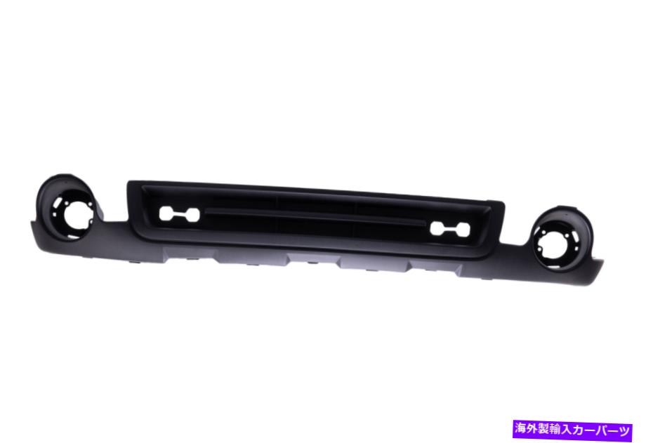 フォグライト 07-13 GMC Sierra 1500 W/フォグライトホールのフロントバンパーバランスエアデフレクター Front Bumper Valance Air Deflector For 07-13 GMC Sierra 1500 w/ Fog Light Holes【並行輸入品】