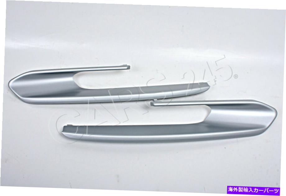 フォグライト フォグライトグリルペアの本物のクロムトリムフィットBMW 3 F30 F31モダンライン11- Genuine Chrome Trims for Fog Light Grill PAIR Fits BMW 3 F30 F31 Modern Line 11-【並行輸入品】