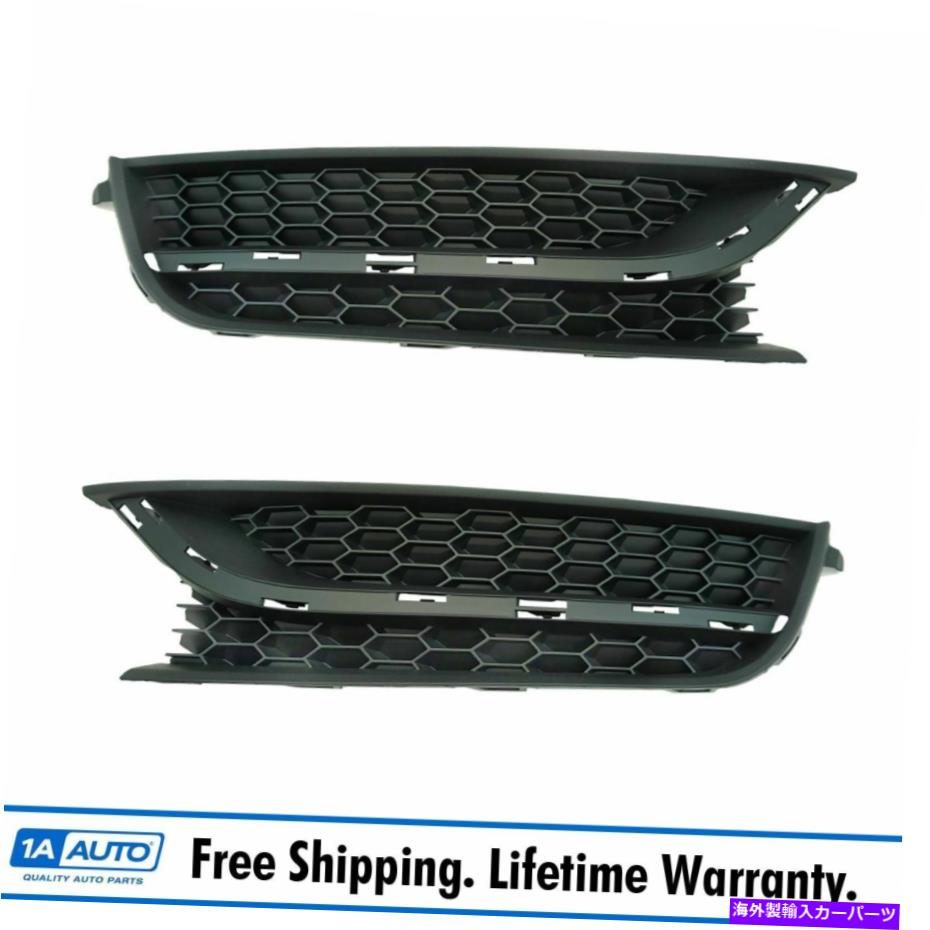 フォグライト フォグライトランプカバーキャップブラックlh rh rh rh set of2ペアの12-15 VWパッサットnew Fog Light Lamp Cover Cap Black LH RH Set of 2 Pair for 12-15 VW Passat New【並行輸入品】
