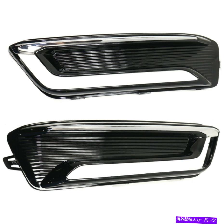 フォグライト Chevy GM1039166、GM1038166の2つの左と右のペアフォグライトカバー Pair Fog Light Covers Set of 2 Left-and-Right for Chevy GM1039166, GM1038166【並行輸入品】