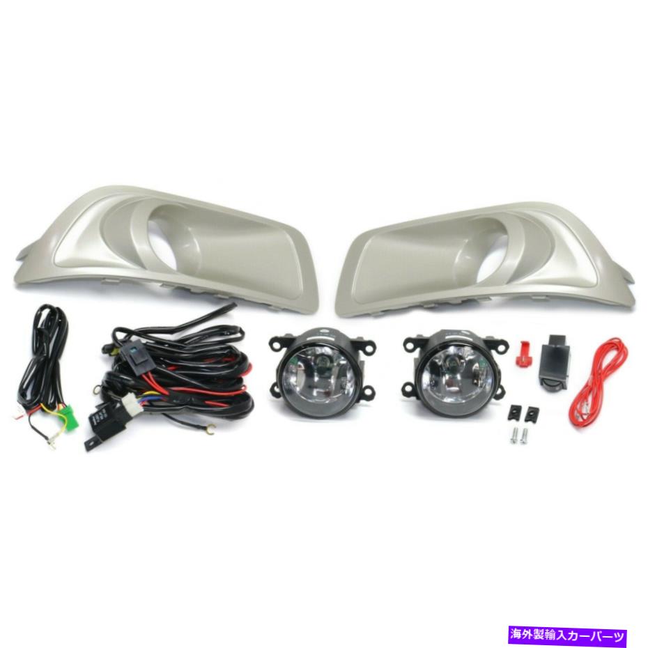 フォグライト 2010-12スバルアウトバックLH＆RHの2つのクリアレンズフォグライトのセット Set of 2 Clear Lens Fog Light For 2010-12 Subaru Outback LH & RH【並行輸入品】