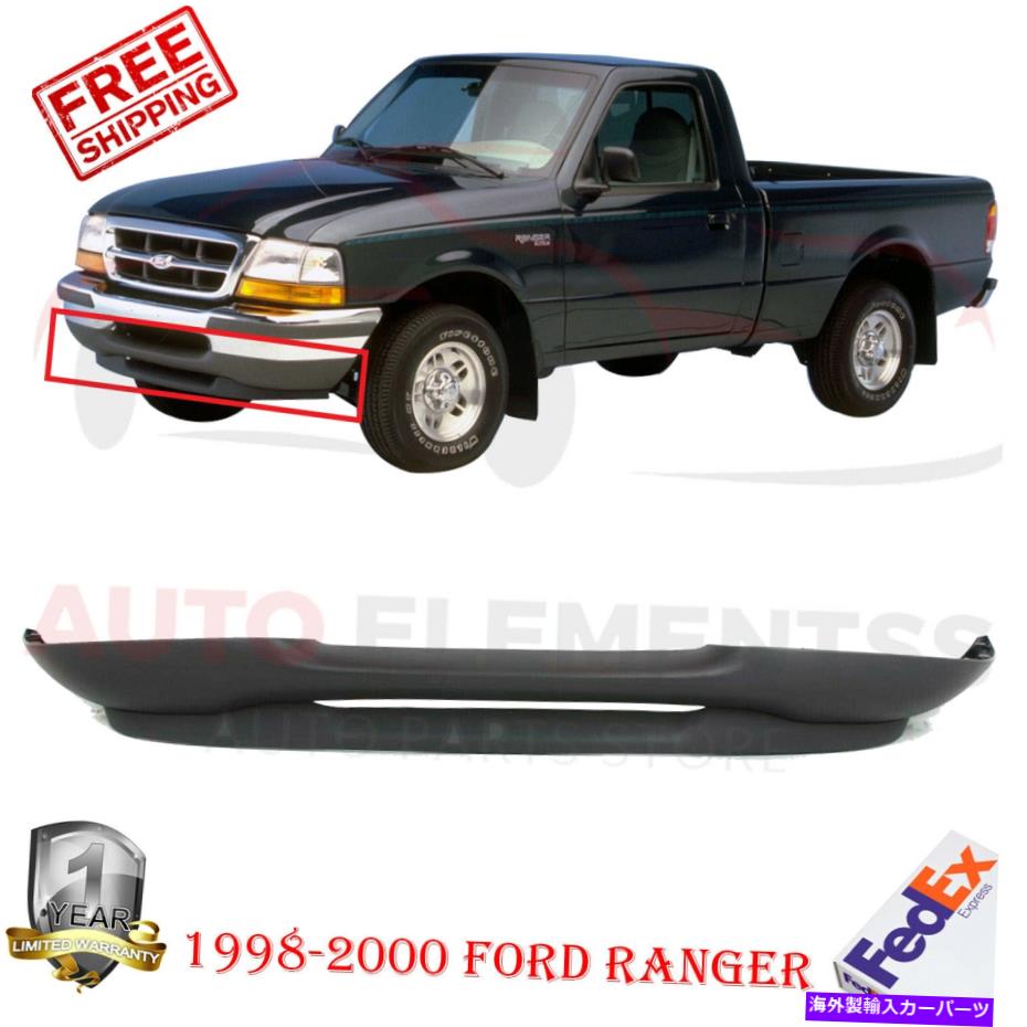 フォグライト フロントローワーバランステクスチャスタイルサイド1998-2000フォードレンジャー2WD Front Lower Valance Textured Style side For 1998-2000 Ford Ranger 2WD【並行輸入品】