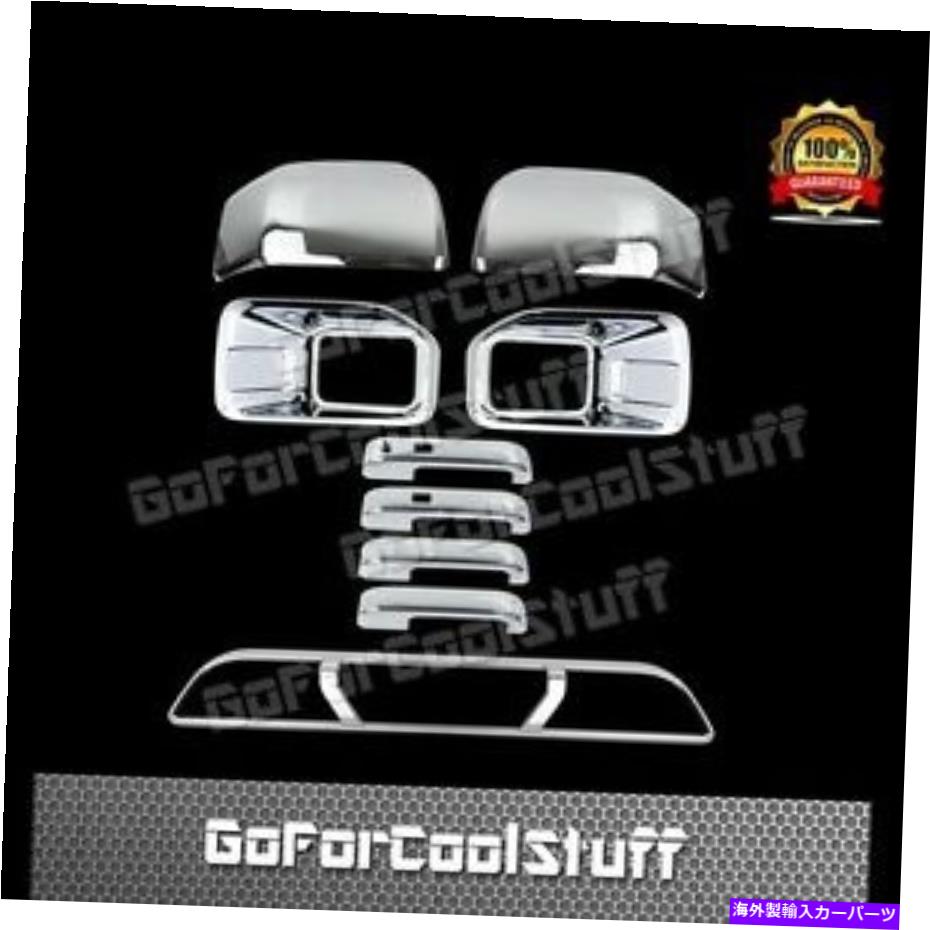 フォグライト 2015-2016 Ford F150コンボフォグランプ+ミラー+4ハンドル+トップブレイクライトクロムカバー 2015-2016 FORD F150 Combo Fog Lamp+Mirror+4 Handle+Top Break Light Chrome Cover【並行輸入品】